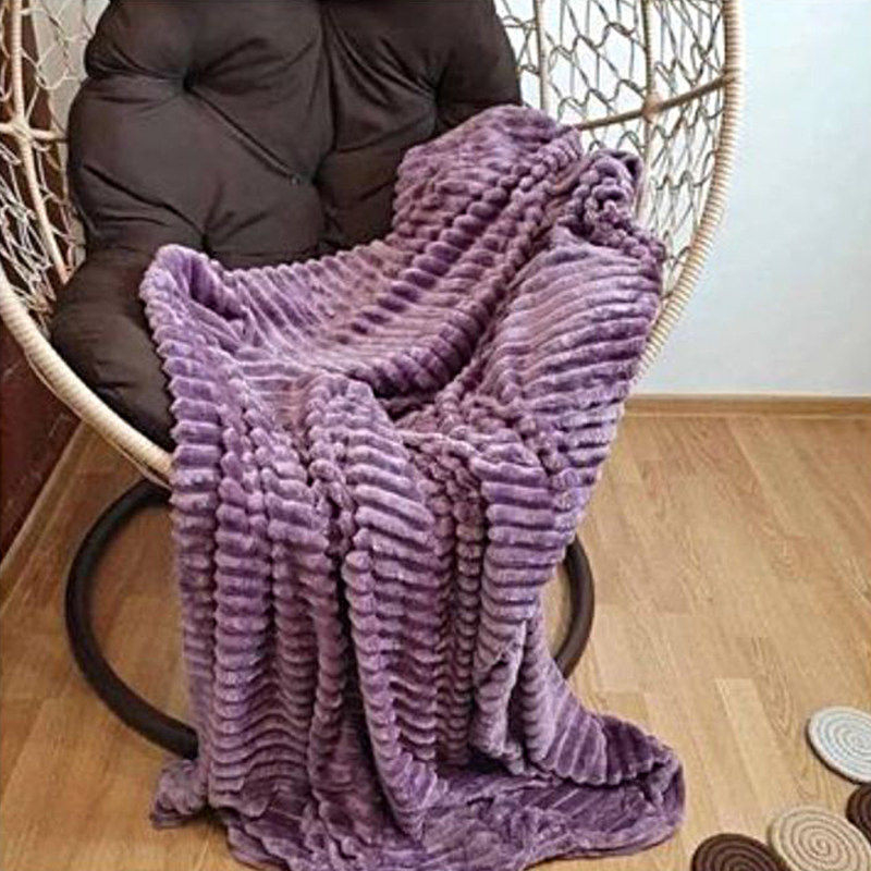 شال مبل طرح پلیسه سایز 160×220 سانتیمتر