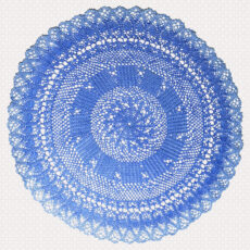 رومیزی قلاب بافی مدل کوکب