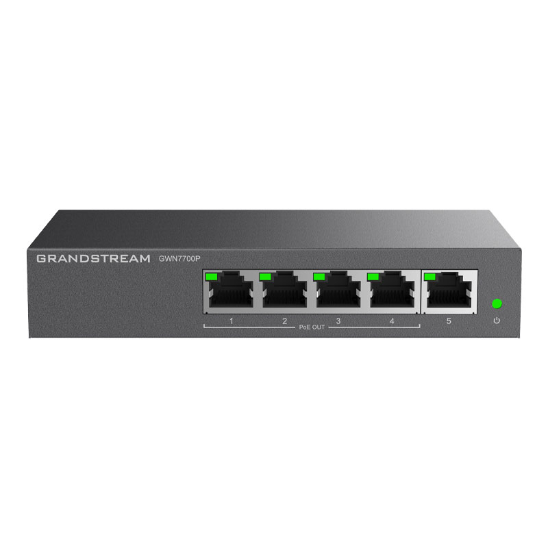 سوئیچ شبکه 5 پورت گرنداستریم مدل GWN7700P