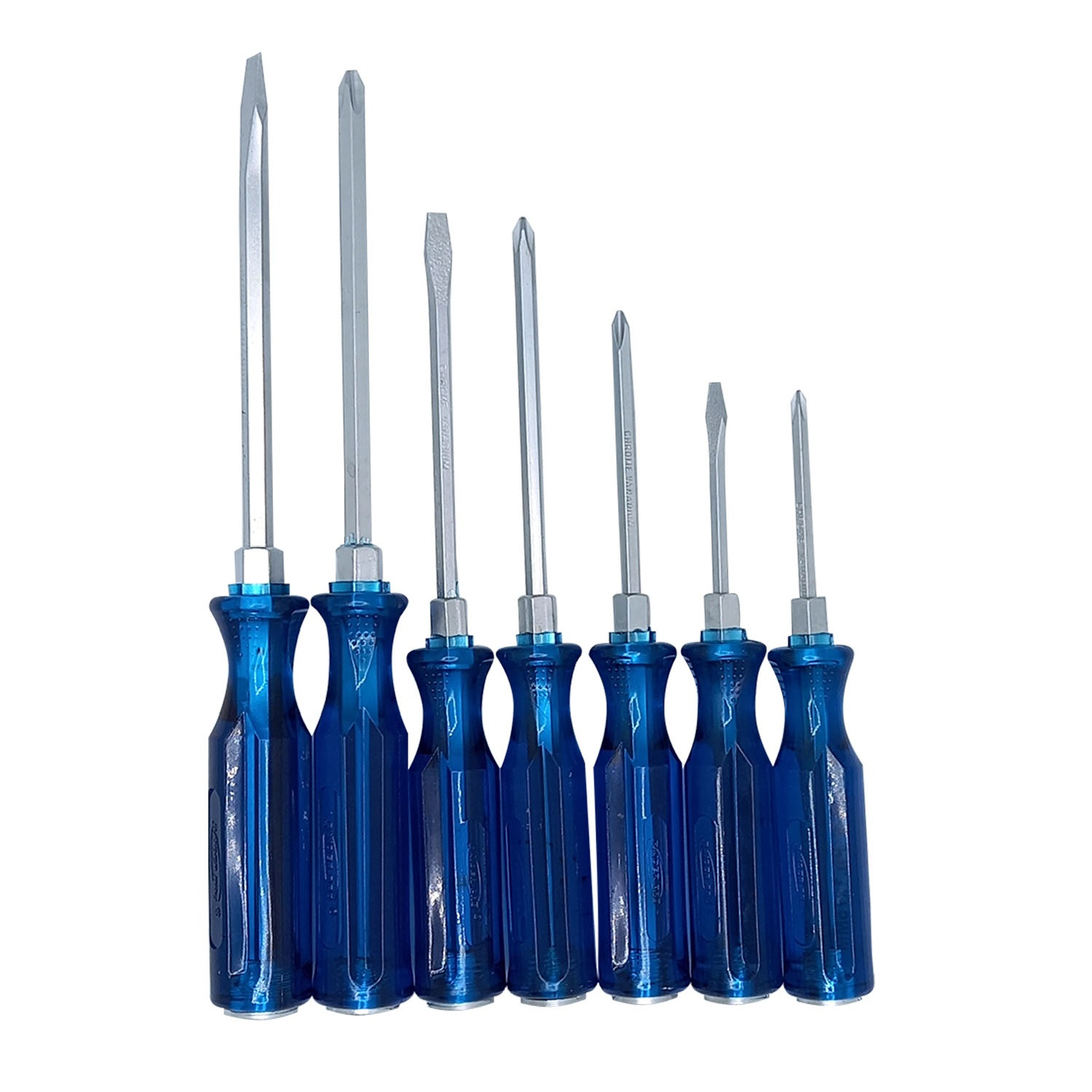 مجموعه 7 عددی پیچ گوشتی ضربه خور مدل RZ007