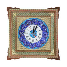 ساعت دیواری خاتم کاری مدل هفت شمسه کد 25