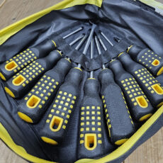 پیچ گوشتی دوسو چهارسو اوکی کد 1245بسته 9 عددی