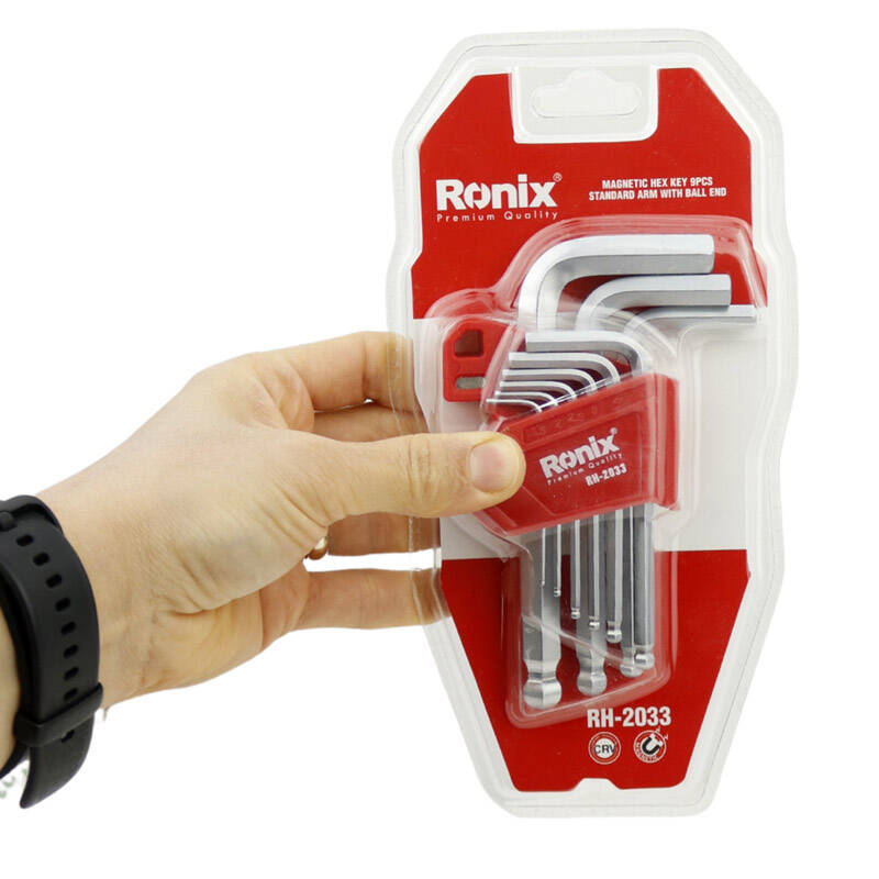 آچار آلن ستاره ای رونیکس مدل RH-2033 مجموعه 9 عددی