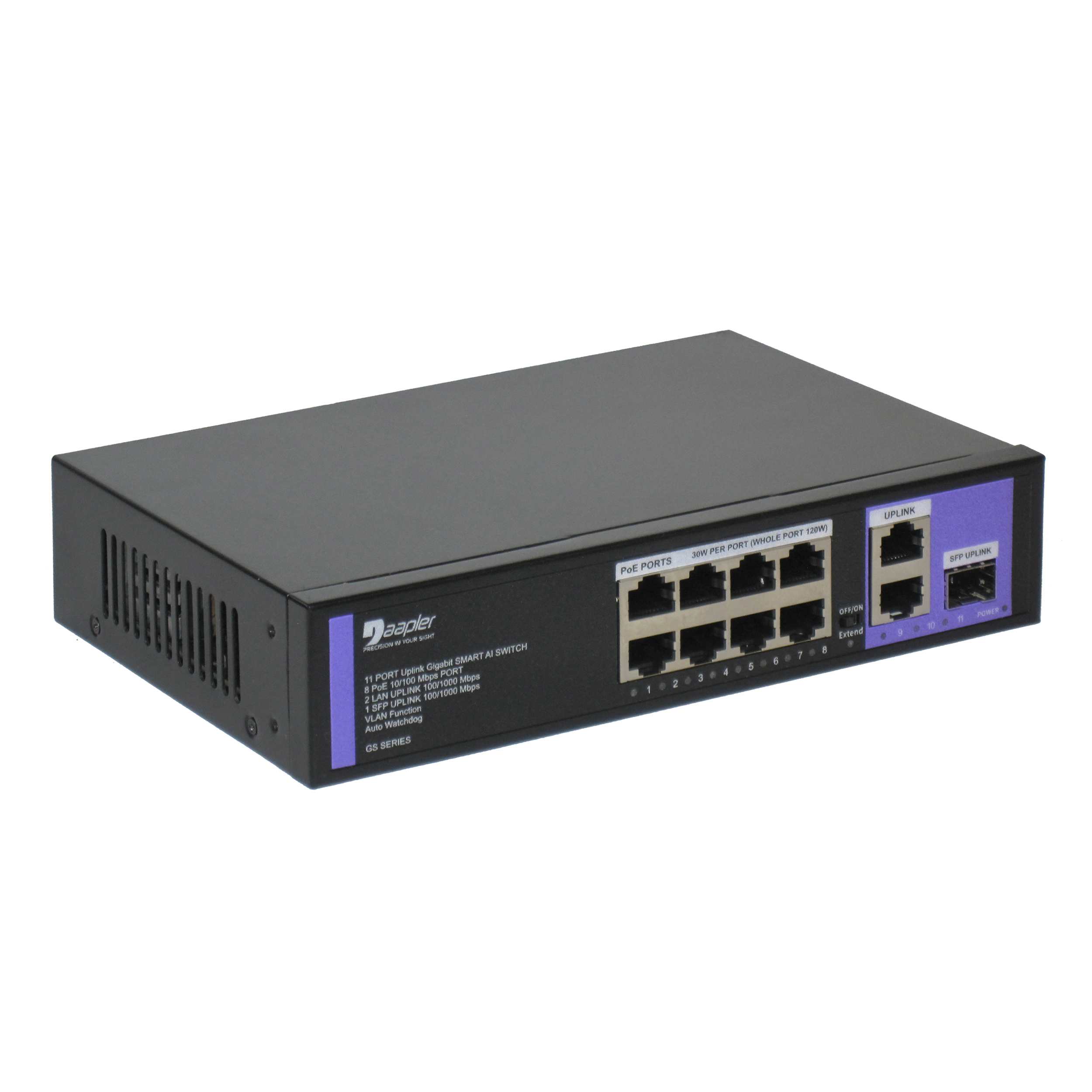 سوئیچ 8 پورت POE داپلر مدل GS821