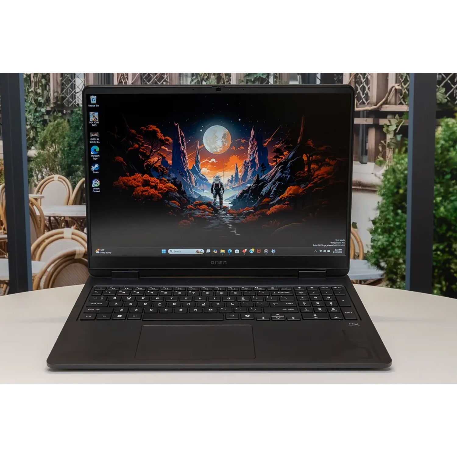 لپ تاپ 16 اینچی اچ‌ پی مدل OMEN Slim 16-an0119nr-Core Ultra 9 285H-RTX5070 8GB-16GB DDR5 4800MHz-1TB SSD-240Hz-W