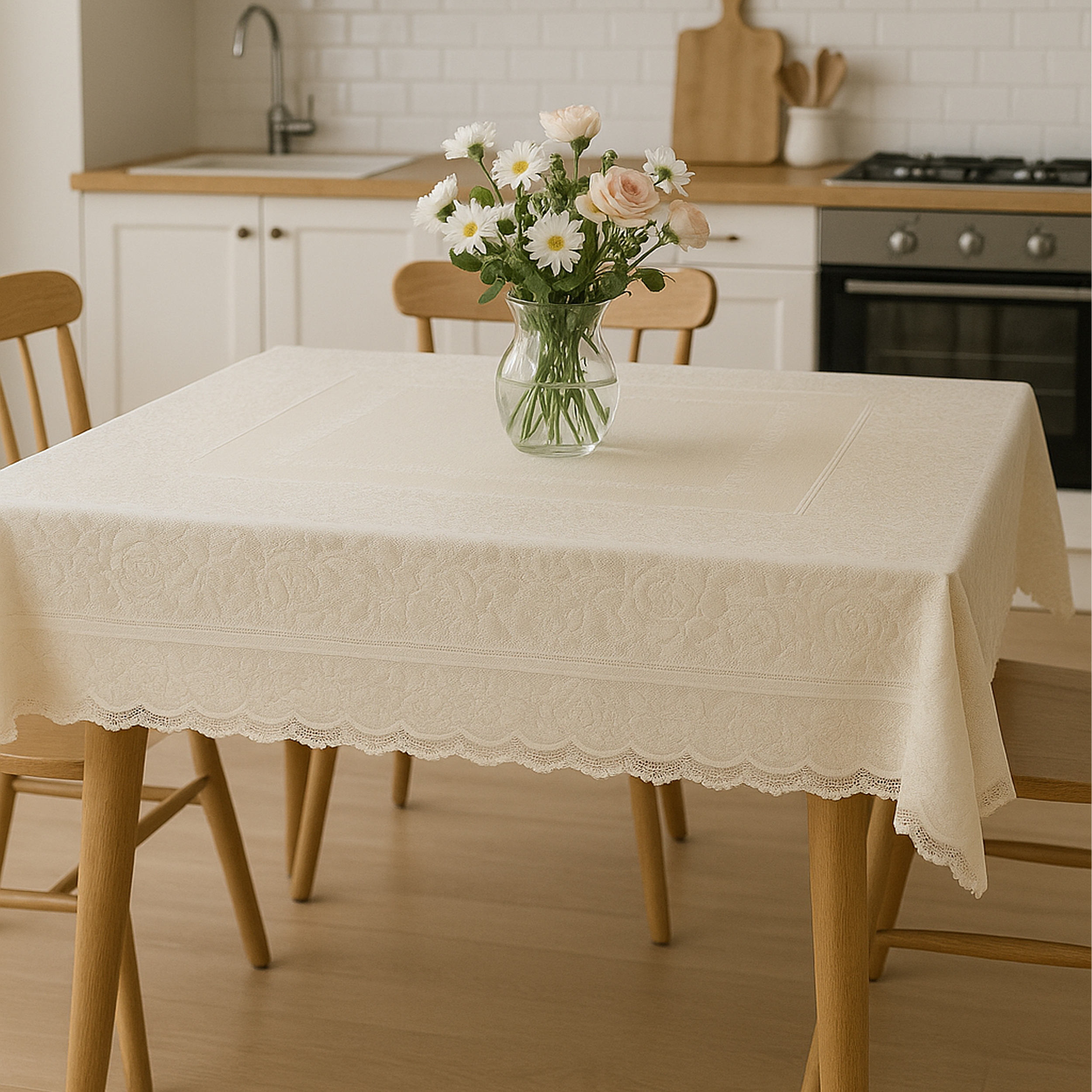 رومیزی تاچ مدل Jakar سایز 180x180 سانتی متر