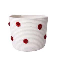 ست سطل و دستمال مدل رز