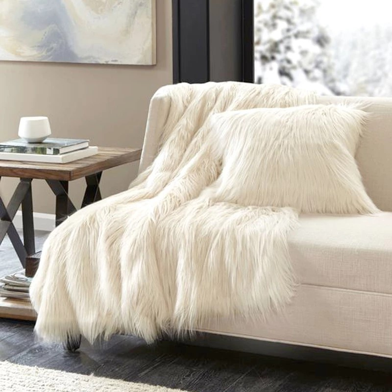 شال مبل مدل خز سایز 180x100 سانتی متر