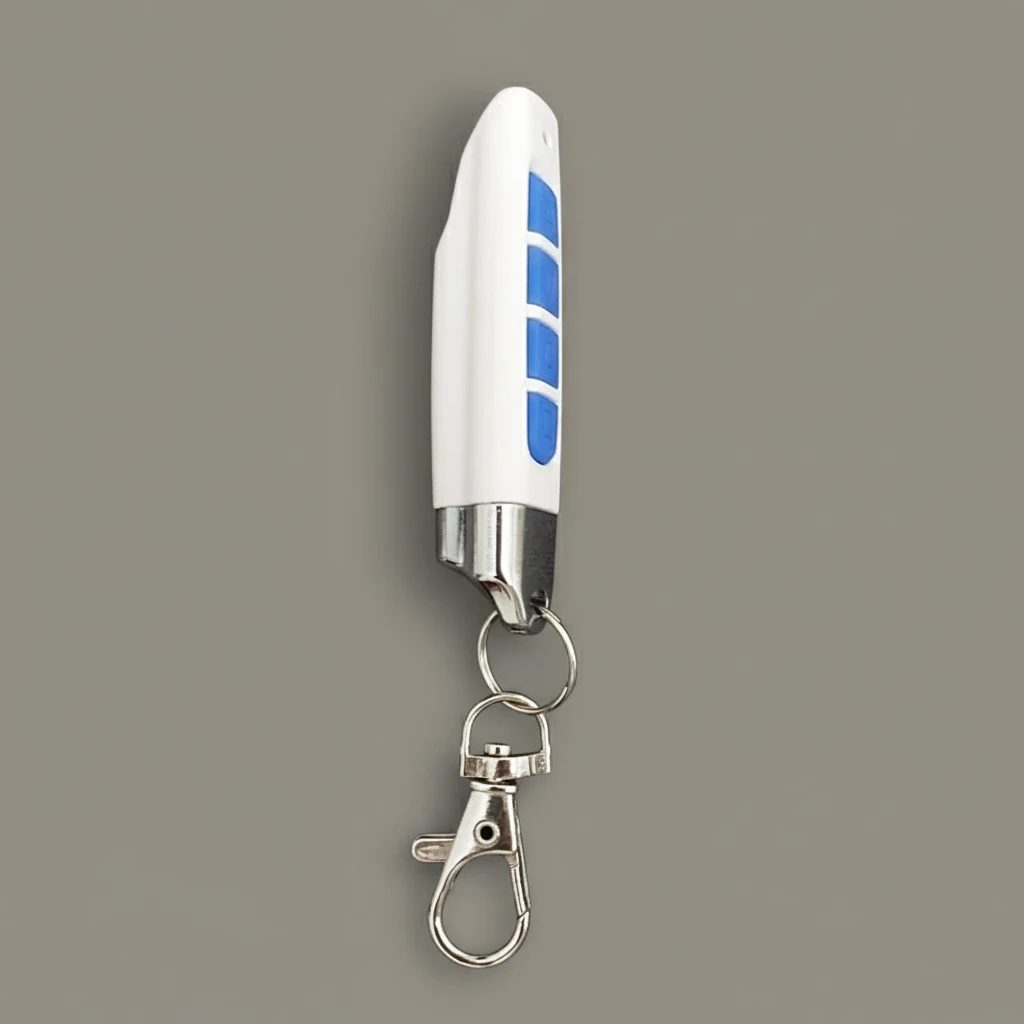 ریموت بلوتوثی دربازکن مدل pencil-white کد۴۳۳ مگاهرتز بسته 5 عددی
