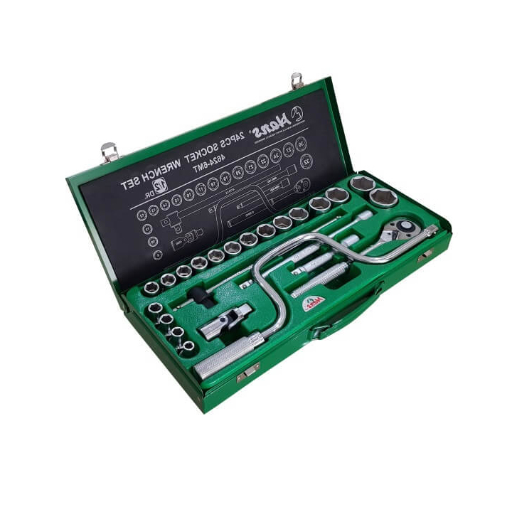 مجموعه 24 عددی آچار بکس هنس مدل 4624 -6MT