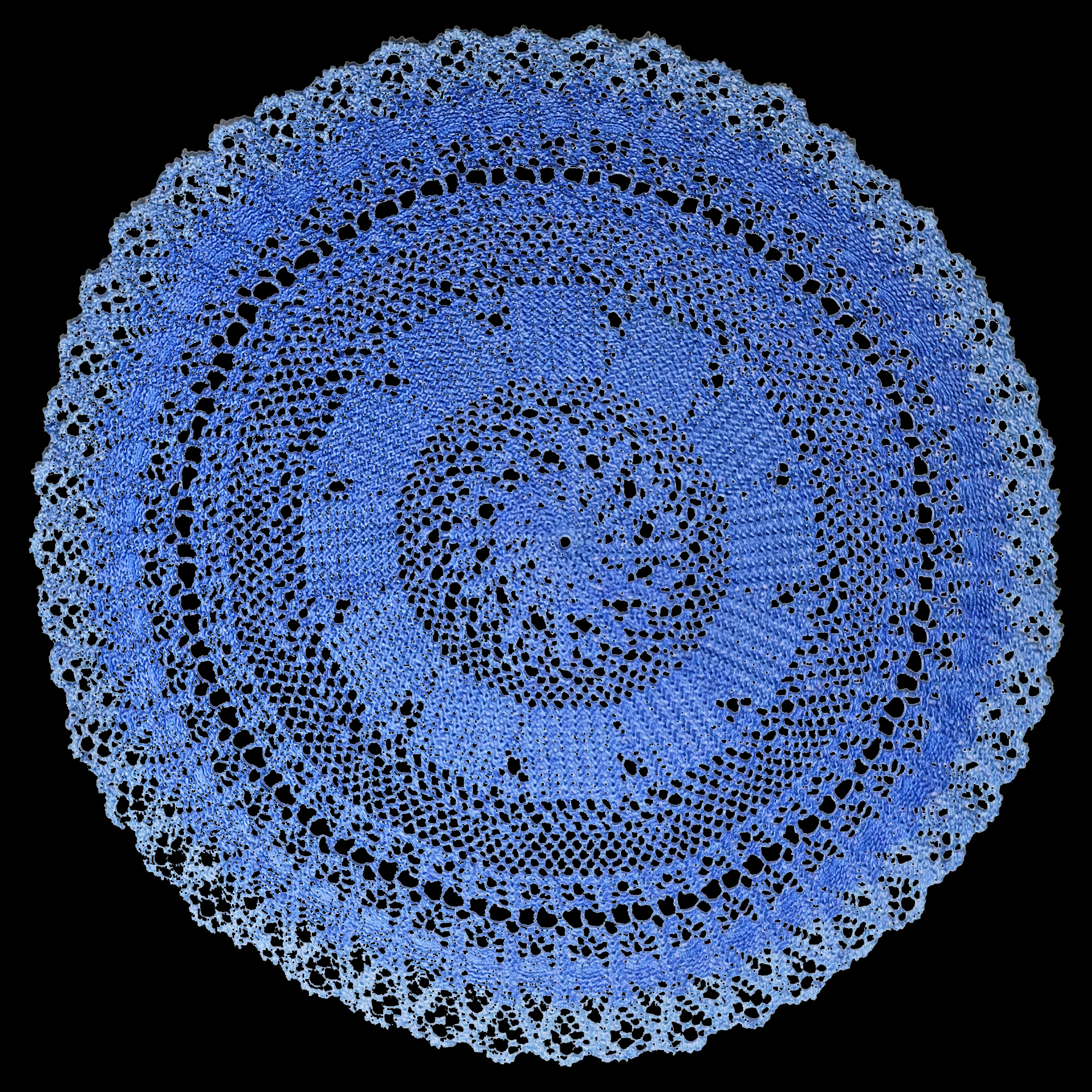 رومیزی قلاب بافی مدل کوکب