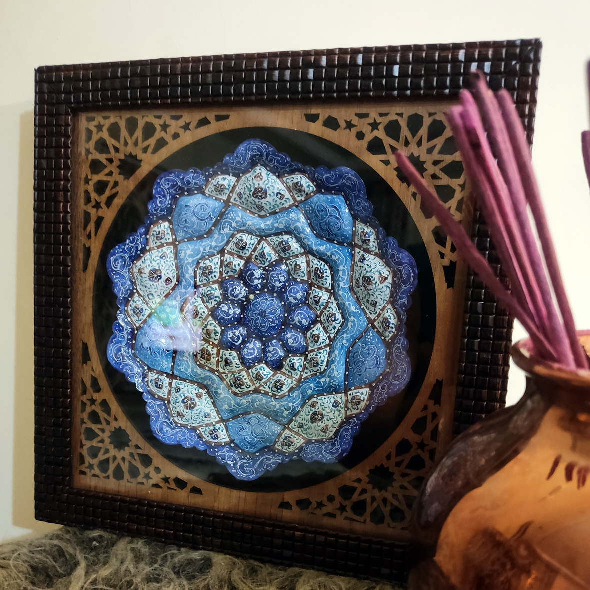 تابلو میناکاری مدل مشبک