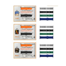 ساعت هوشمند 49 میلی‌متری مدل KW31 ULTRA3 با بند فلزی