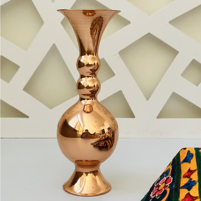 گلدان مسی مدل توپی کد ZH134.5