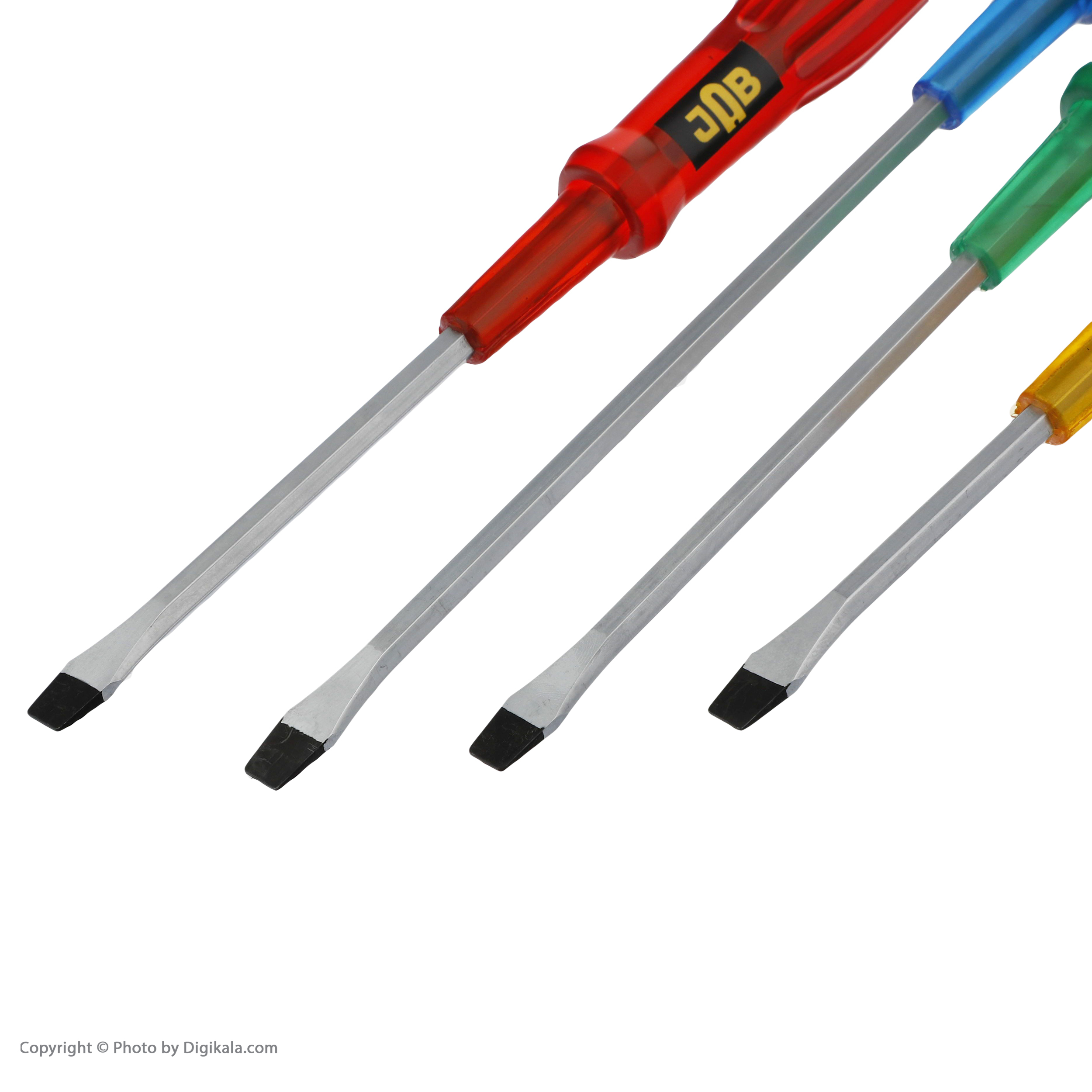 پیچ گوشتی ضربه خور جاب مدل JAB-77 مجموعه 7 عددی