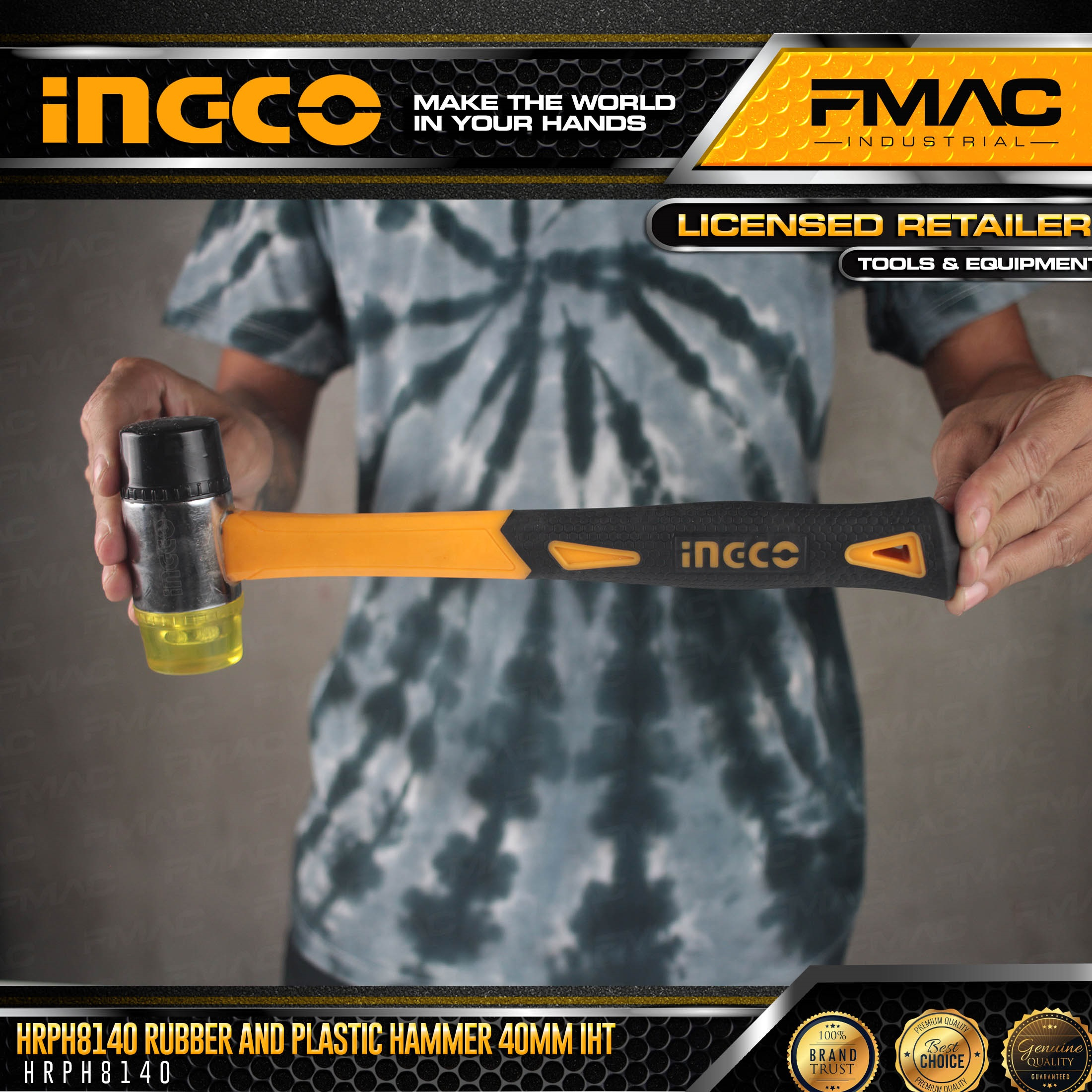 چکش مکانیکی اینکو مدل HRPH8140 وزن 510 گرم