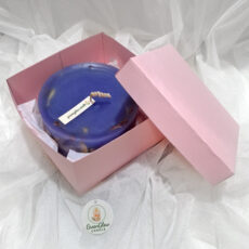 شمع استوانهای با گل خشک نوربرگ مدل نیلوبَرگ