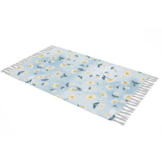 شال مبل مدل پرواز بابونه ها کد F2SH1073 سایز 100×180 سانتی متر