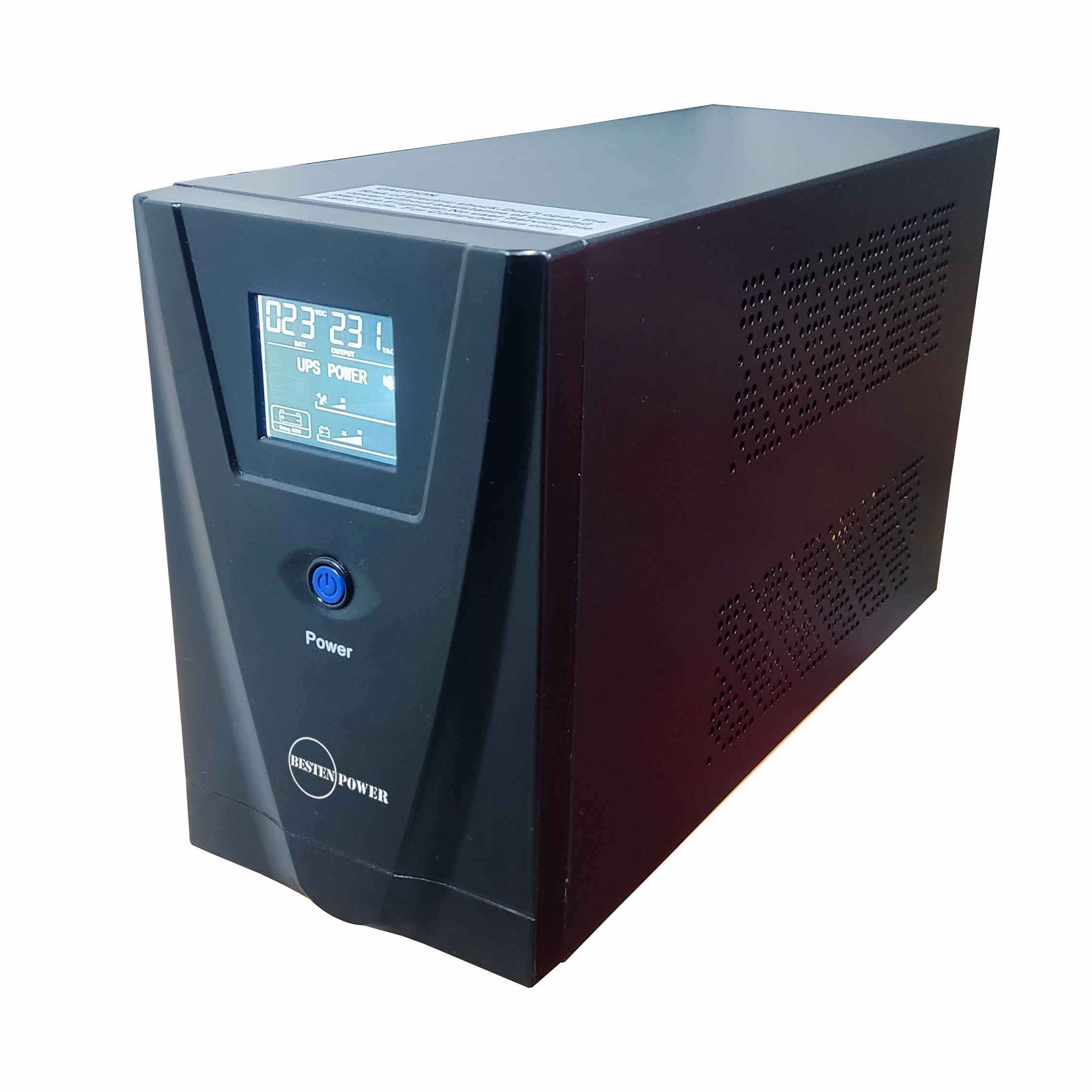 یو پی اس بستن پاور مدل BPO-1200VA-7.5Ah با ظرفیت 1200ولت آمپر به همراه باتری داخلی