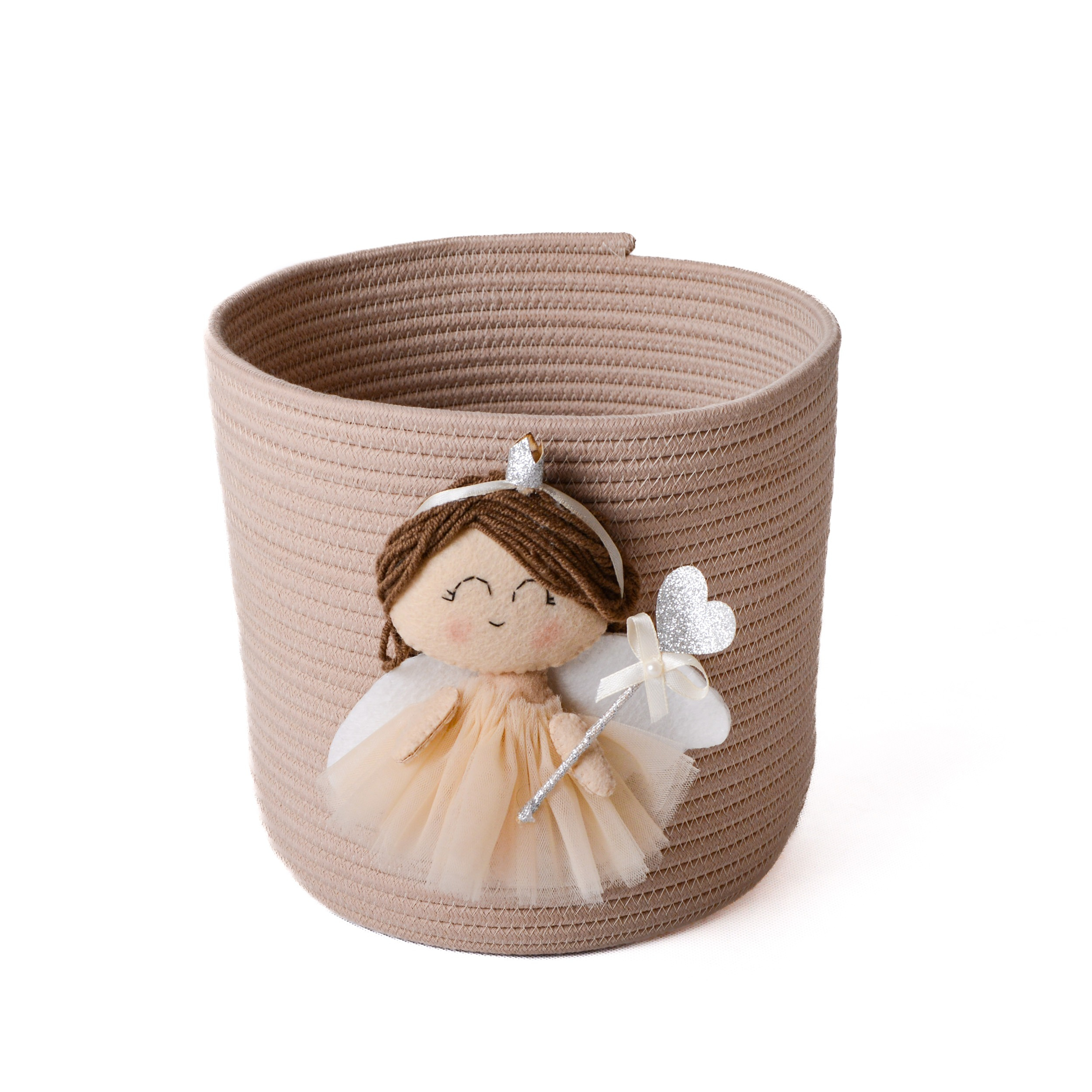 ست سطل و دستمال اتاق کودک مدل فرشته کد 0373