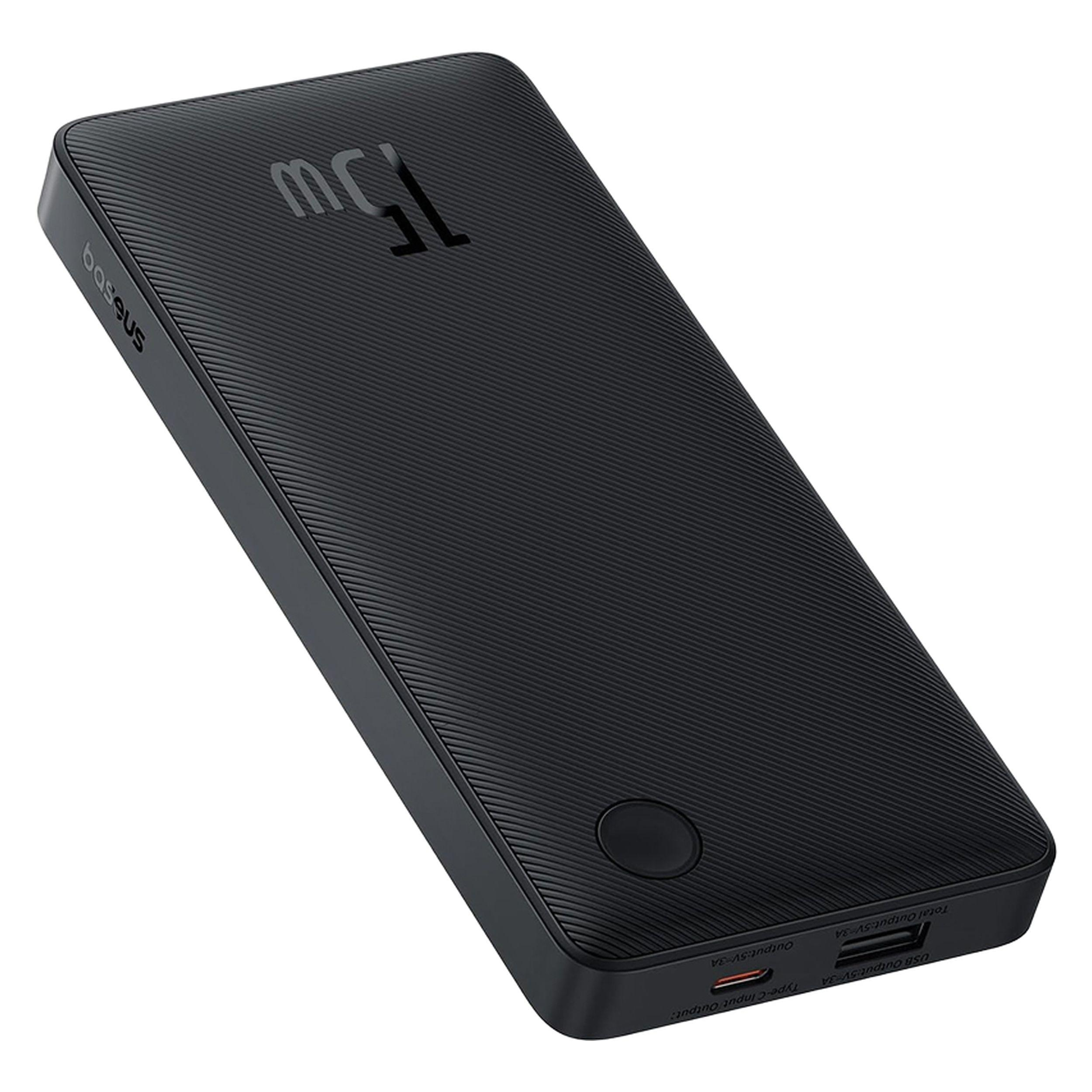 پاوربانک باسئوس 15 وات مدل Airpow Lite PPAP-10A Cosmic ظرفیت 10000 میلی آمپر ساعت