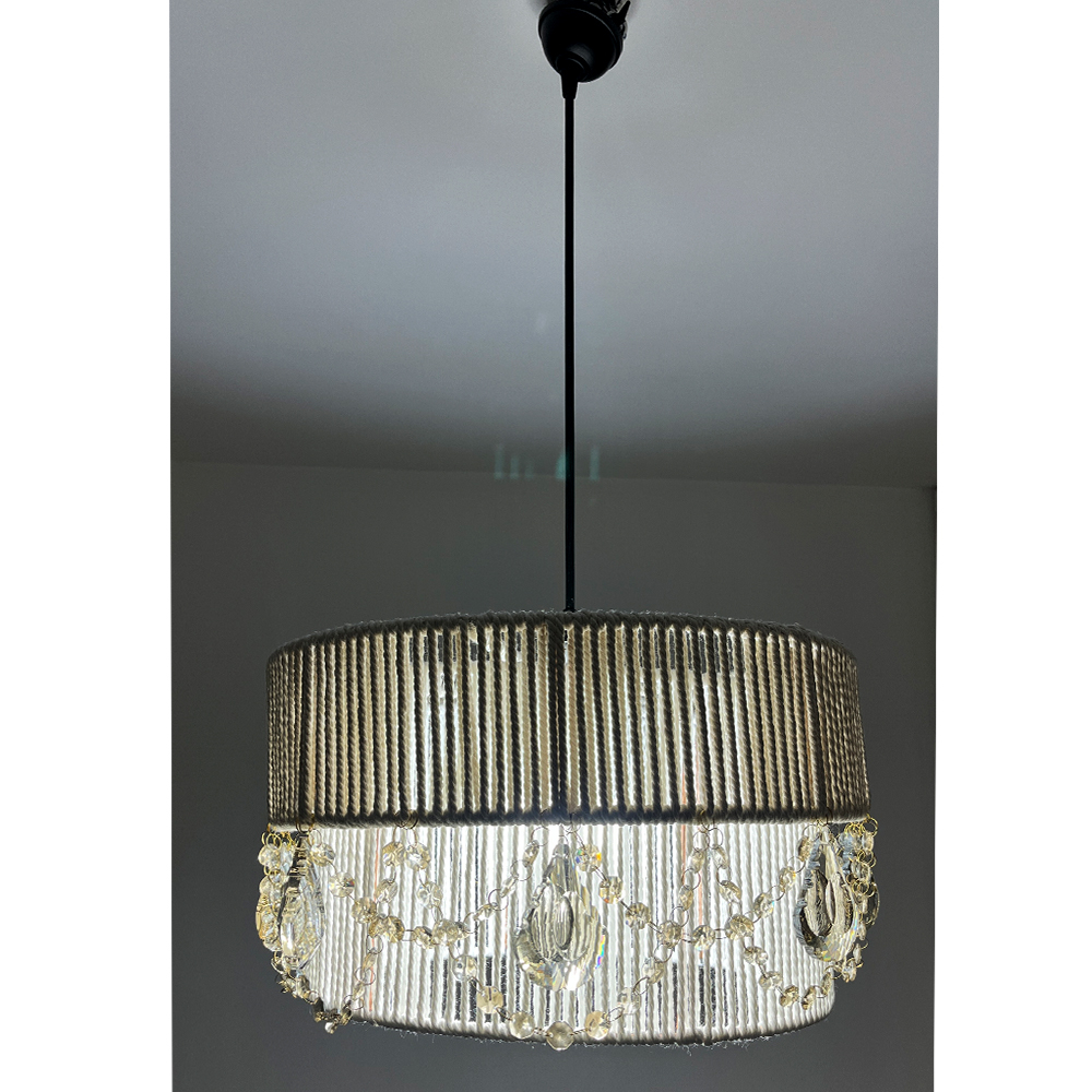 لوستر مدل کریستال مراکشی دوطبقه کد 5020