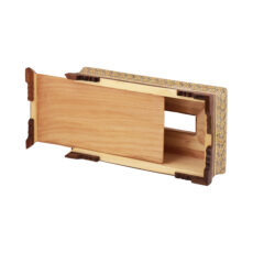 جعبه دستمال کاغذی کشویی مدل خاتم کاری تخمه دار