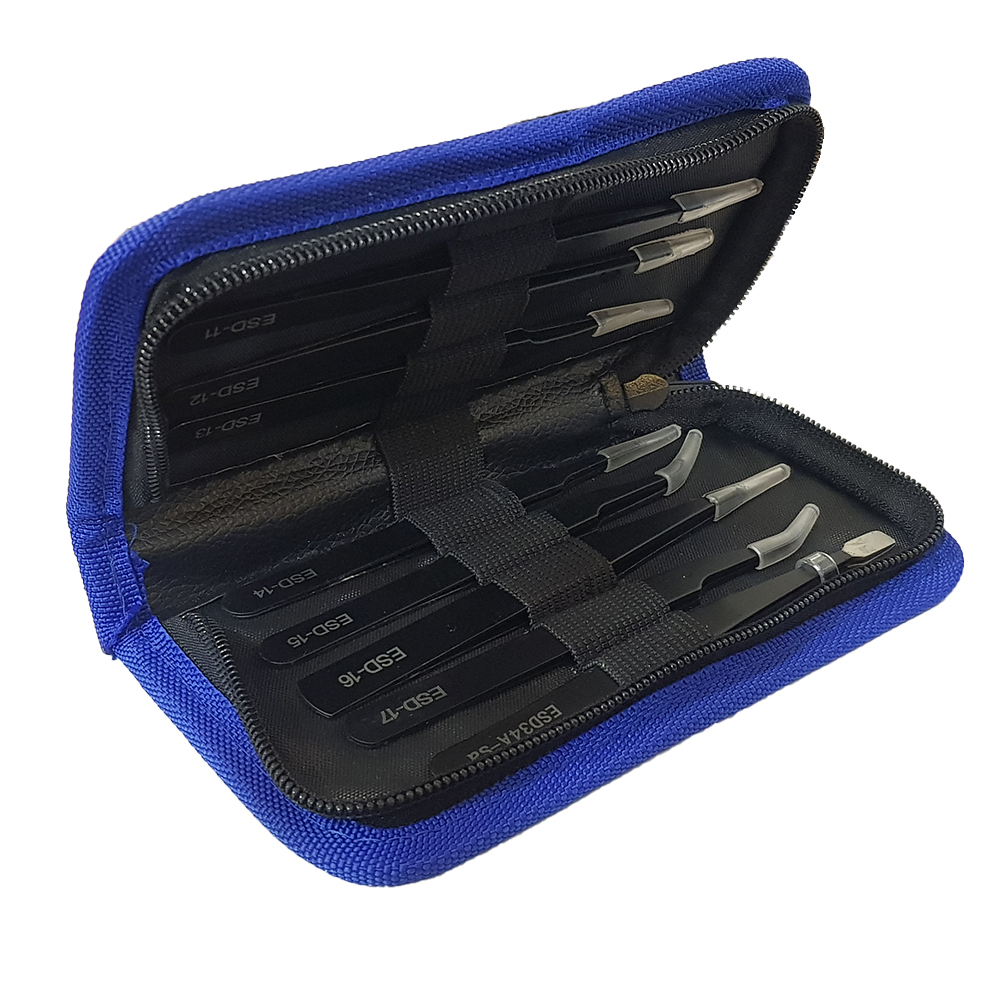 انبر پنس ای اس دی مدل E-654 مجموعه 9 عددی