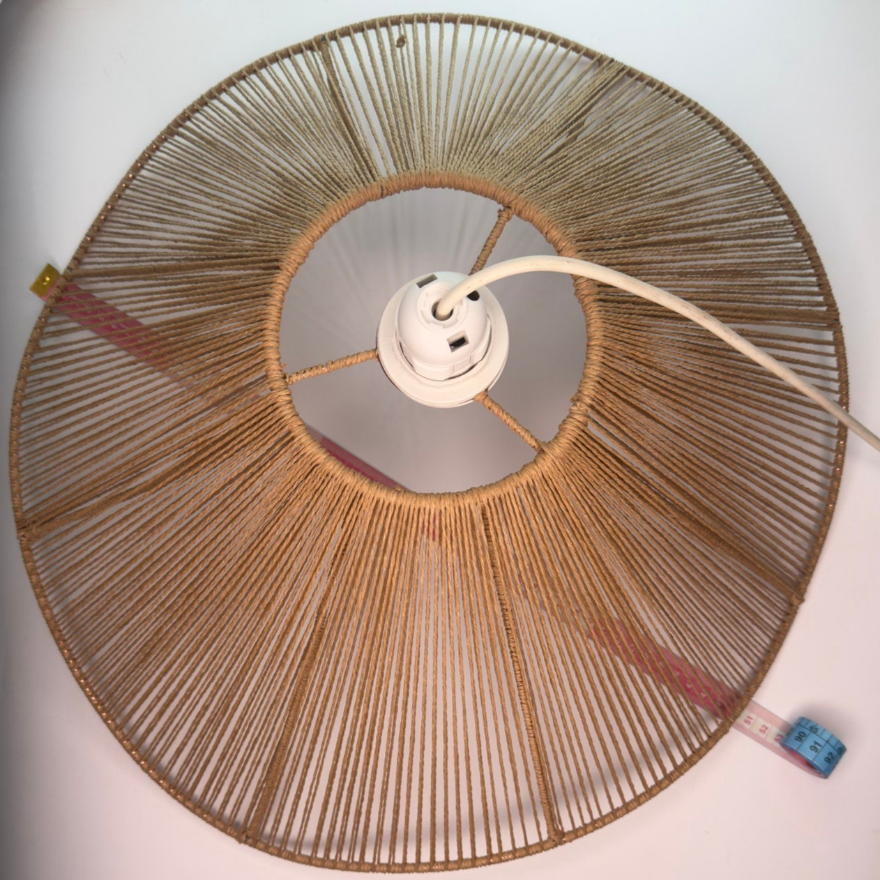 لوستر بافتنی مدل رافیا