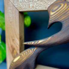 مجسمه چوبی مدل پرنده