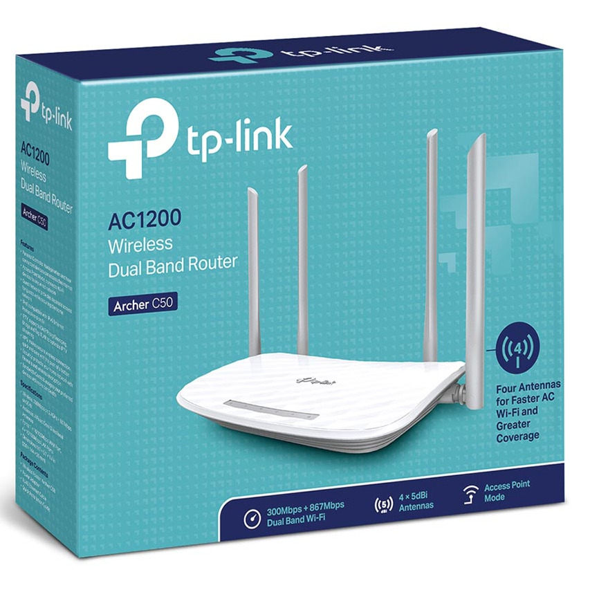 اکسس پوینت بی سیم تی پی-لینک مدل archer c50 (EU)-ver 4.02