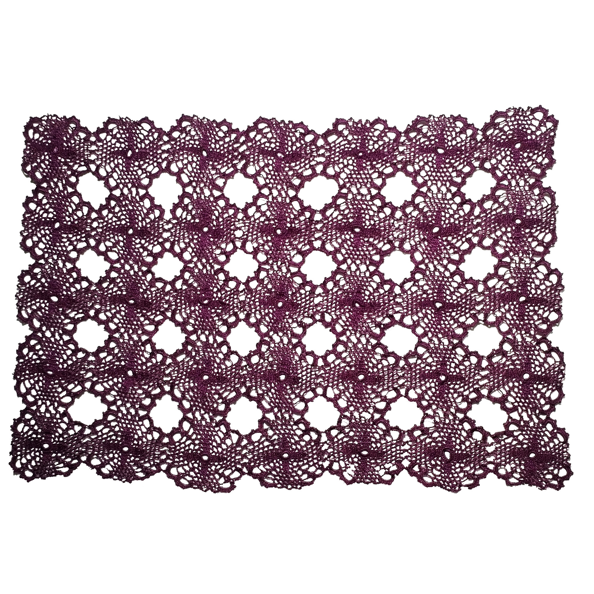 رومیزی قلاب بافی مدل مینا