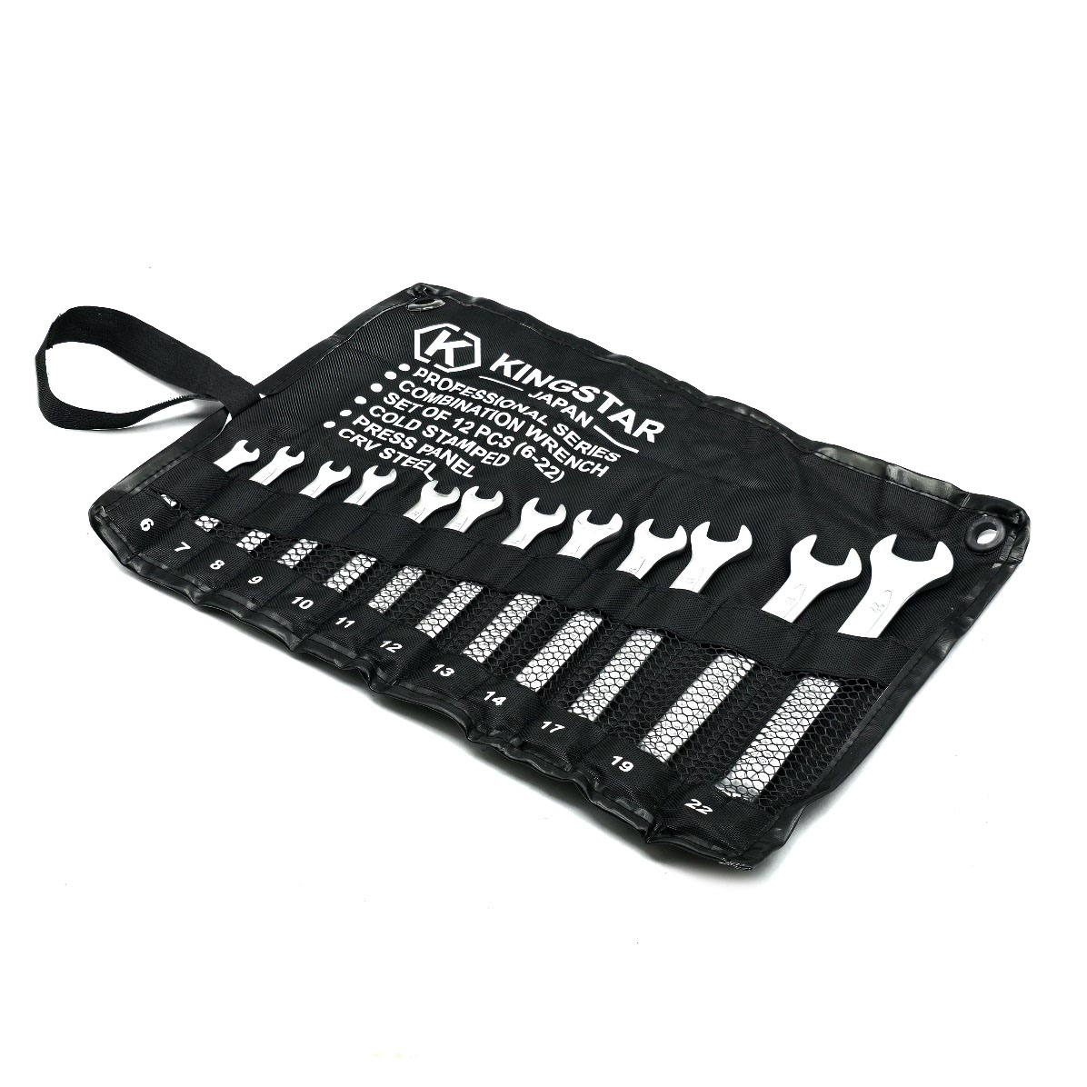 آچار یکسر تخت و یکسر رینگی کینگ استار مدل JAPAN-SET-12PCS  مجموعه 12 عددی