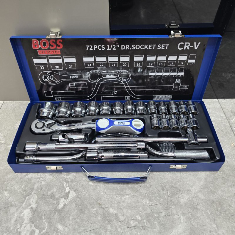 آچار بکس باس مدل BS-24pcsP مجموعه 24 عددی