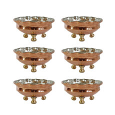 کاسه مسی مدل سه پایه کد ZH249