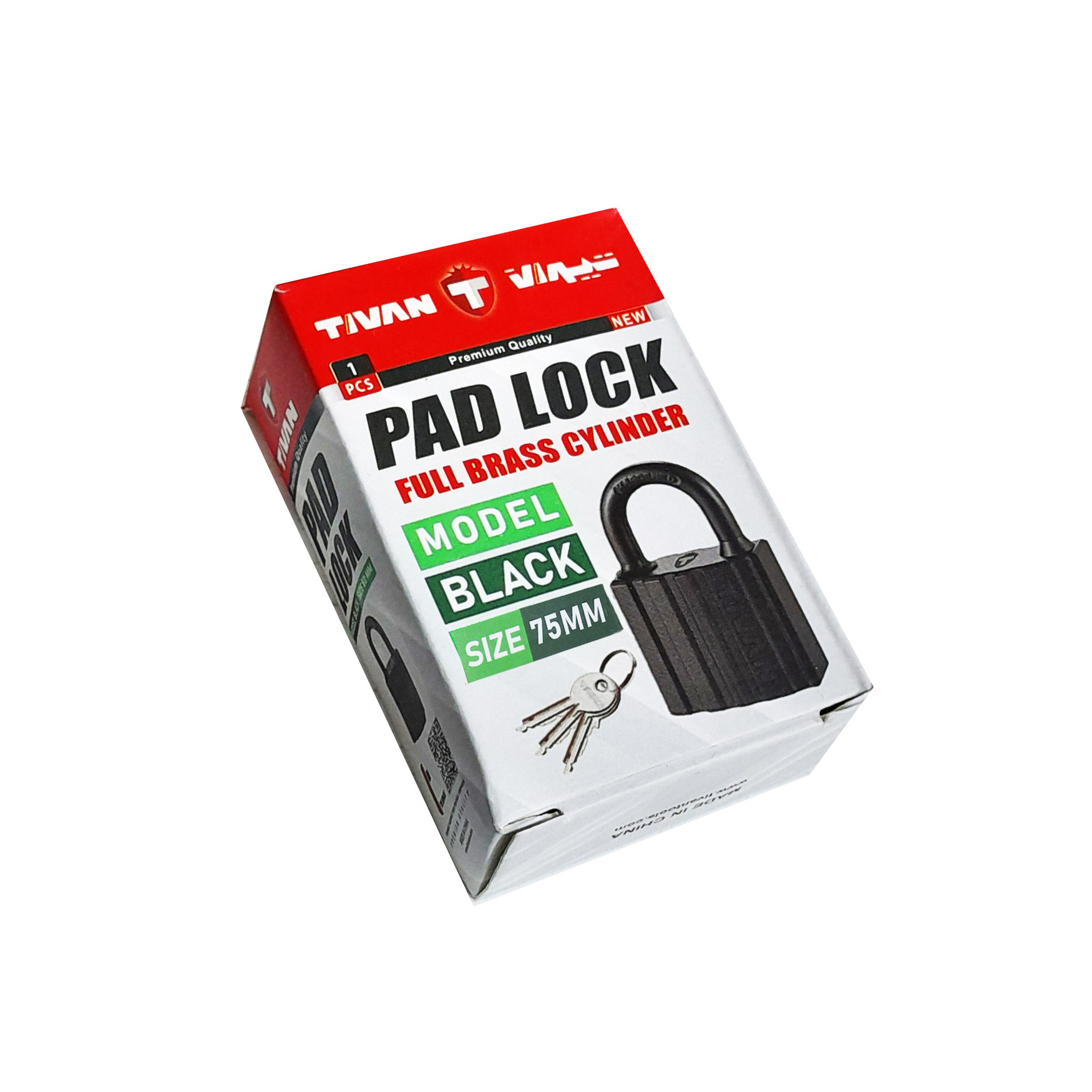 قفل آویز تیوان مدل AT - 75 سایز 75 میلی متر