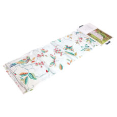 رومیزی مادام کوکو مدل Violet Beyaz Square سایز 140x140 سانتی‌متر