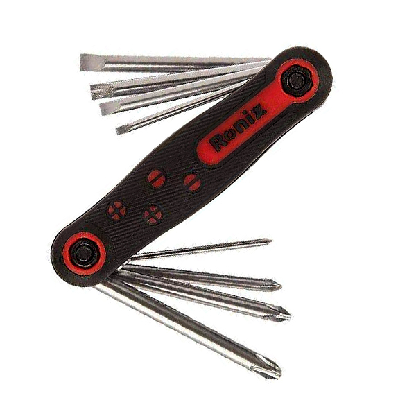 مجموعه 8 عددی پیچ گوشتی تاشو رونیکس کد RTX0088