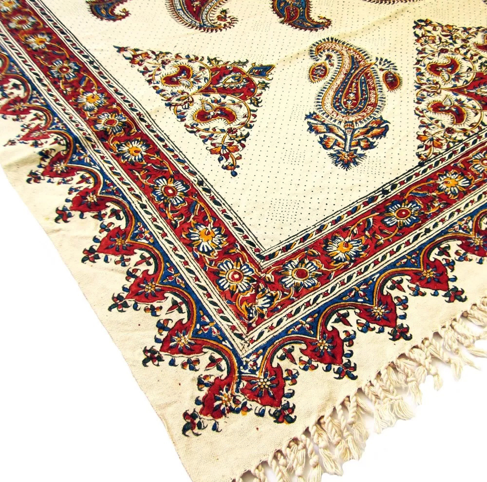 رومیزی قلمکار دن هوم طرح بته جقه کد D.150