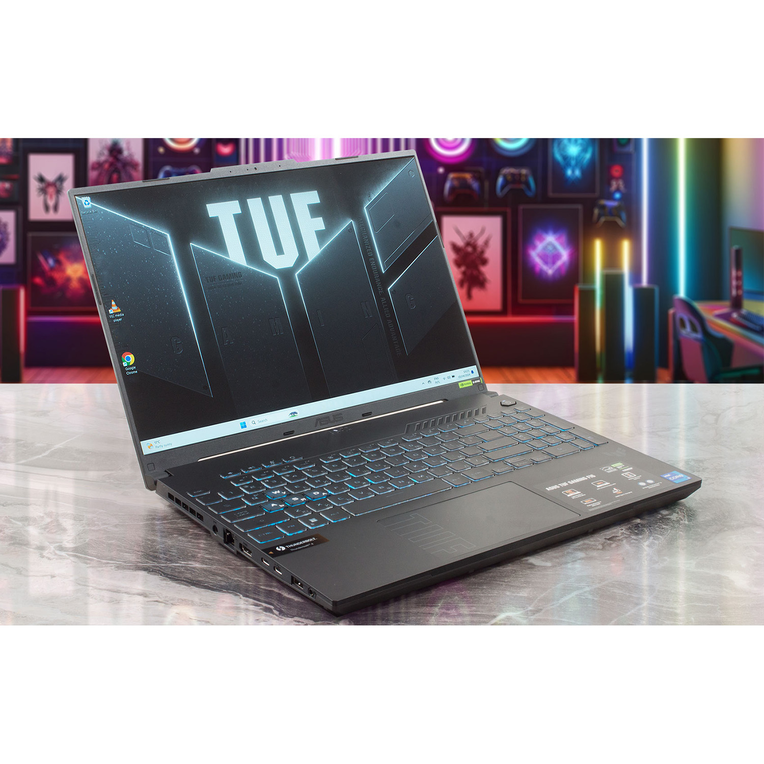 لپ تاپ 16 اینچی ایسوس مدل TUF Gaming F16 FX607VU-RL031W-i7 13620H-24GB DDR5-512GB SSD-RTX4050-FHD-W - کاستوم شده