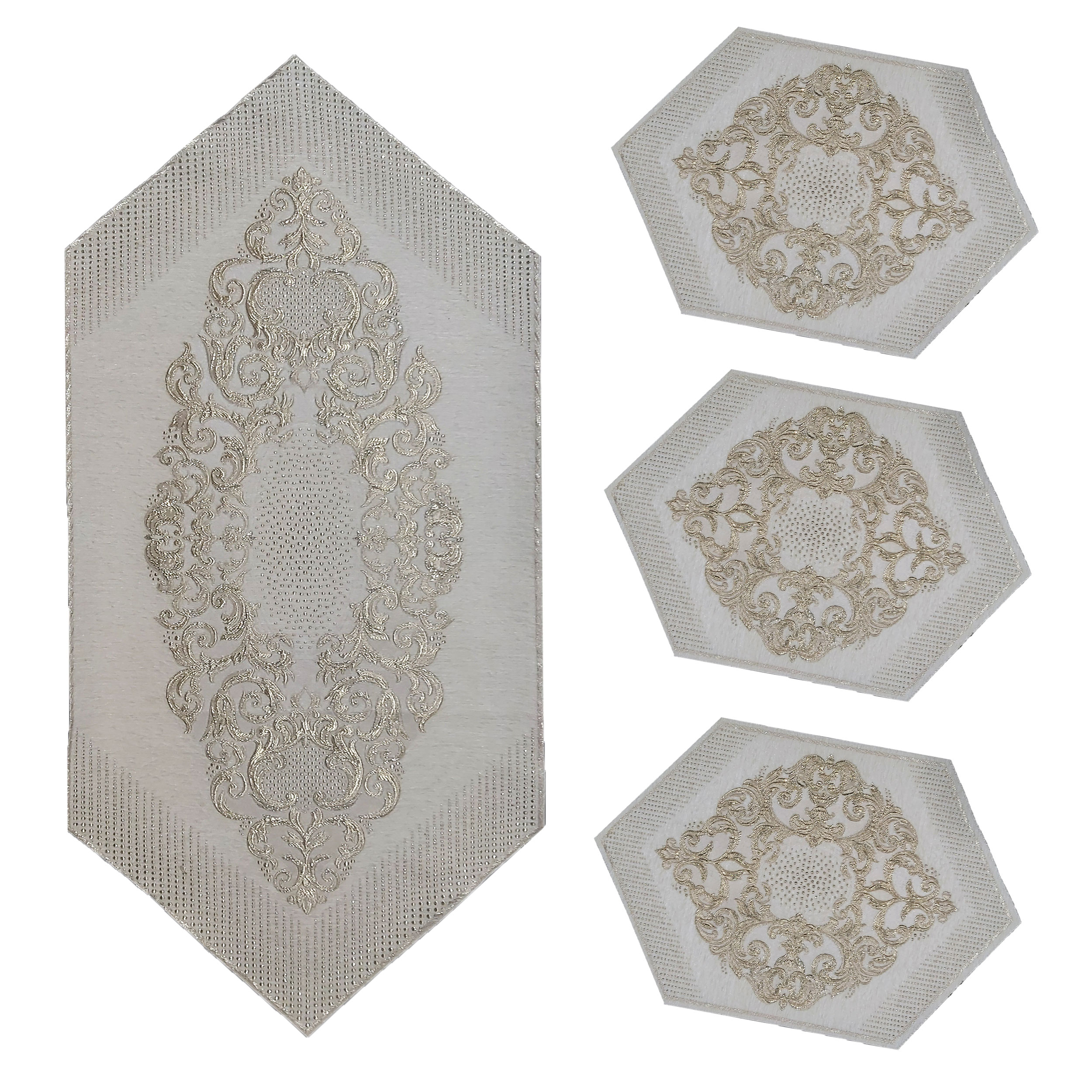 ست رومیزی  4 تکه مدل M-IMA_4876