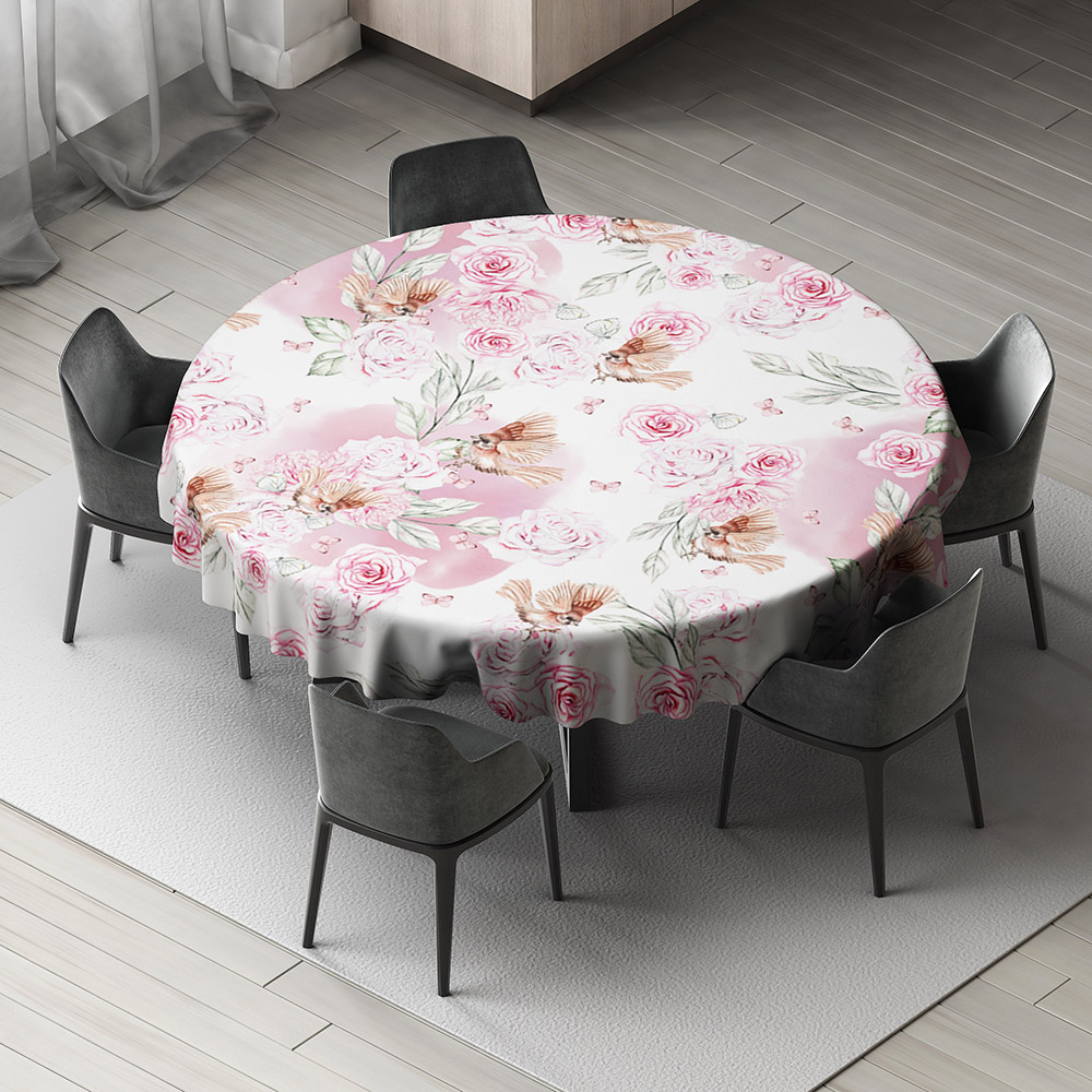رومیزی مدل دایره ای گلریز D-009