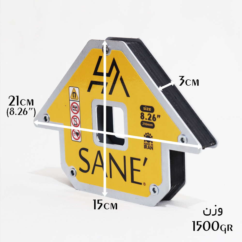 گونیا جوشکاری صانع مدل سه ضلعی کد 8/26