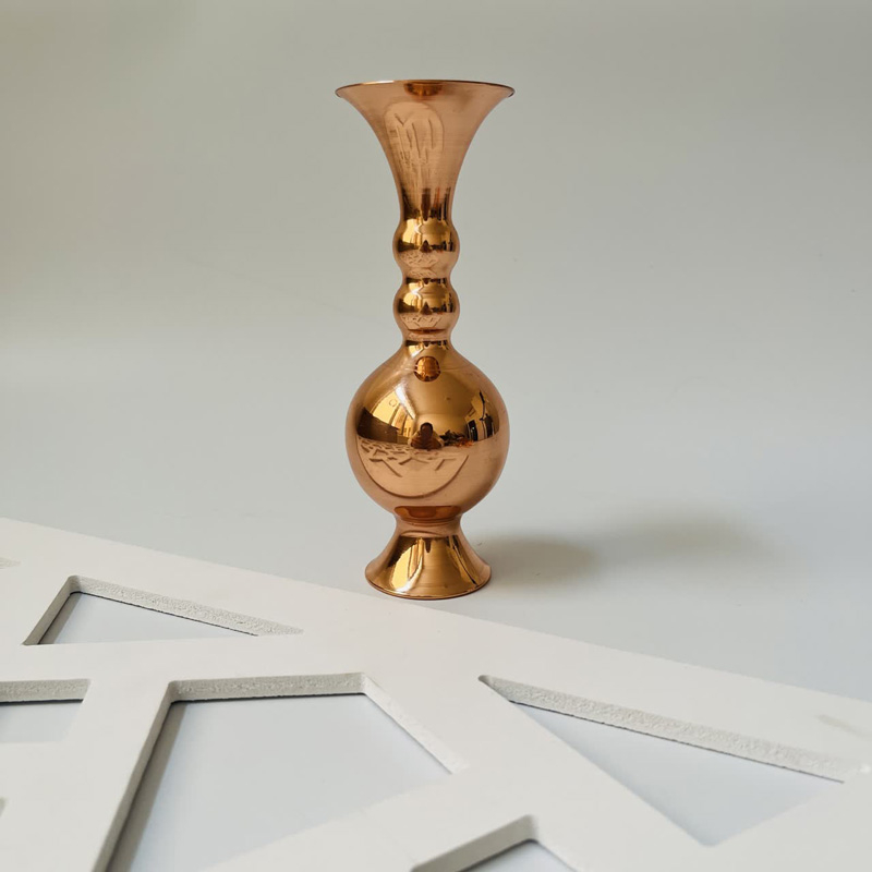 گلدان مسی مدل توپی کد ZH134.5