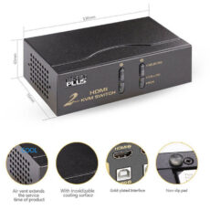 سوییچ  2 پورت HDMI KVM   کی نت پلاس مدل KP-H622