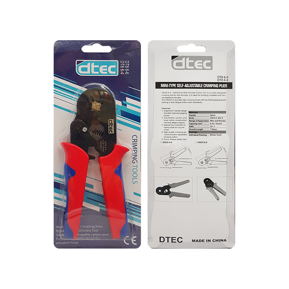 انبر پرس وایرشو دی تک مدل DT864 سایز 8 اینچ