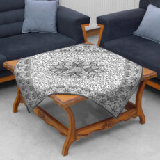رومیزی طرح گل و پروانه کد 9988
