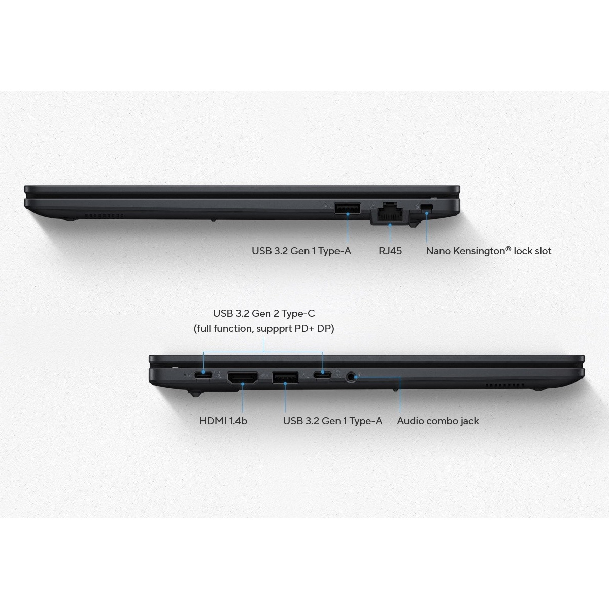 لپ تاپ 15.6 اینچی ایسوس مدل Expertbook B1 B1503CVA-I716512G7D-i7 1355U-16GB DDR5-512GB SSD-TN-Fingerprint-Backlit