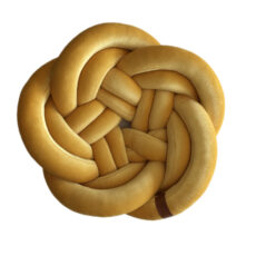 کوسن مدل گره ای گل پنج پر