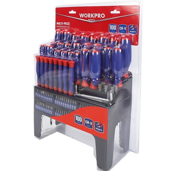 پیچ گوشتی ورک پرو مدل WP200507 بسته 100 عددی